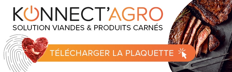 Konnect'Agro logiciel viandes et produits carnés : télécharger la plaquette